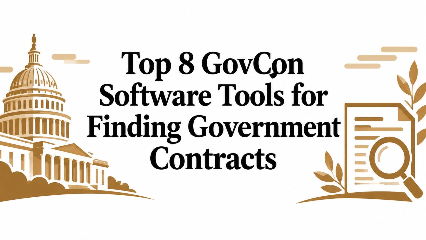 Top 8 GovCon Software Tools for Finding Government Contracts