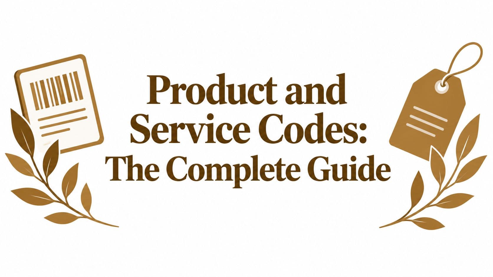 Product and Service Codes: The Complete Guide