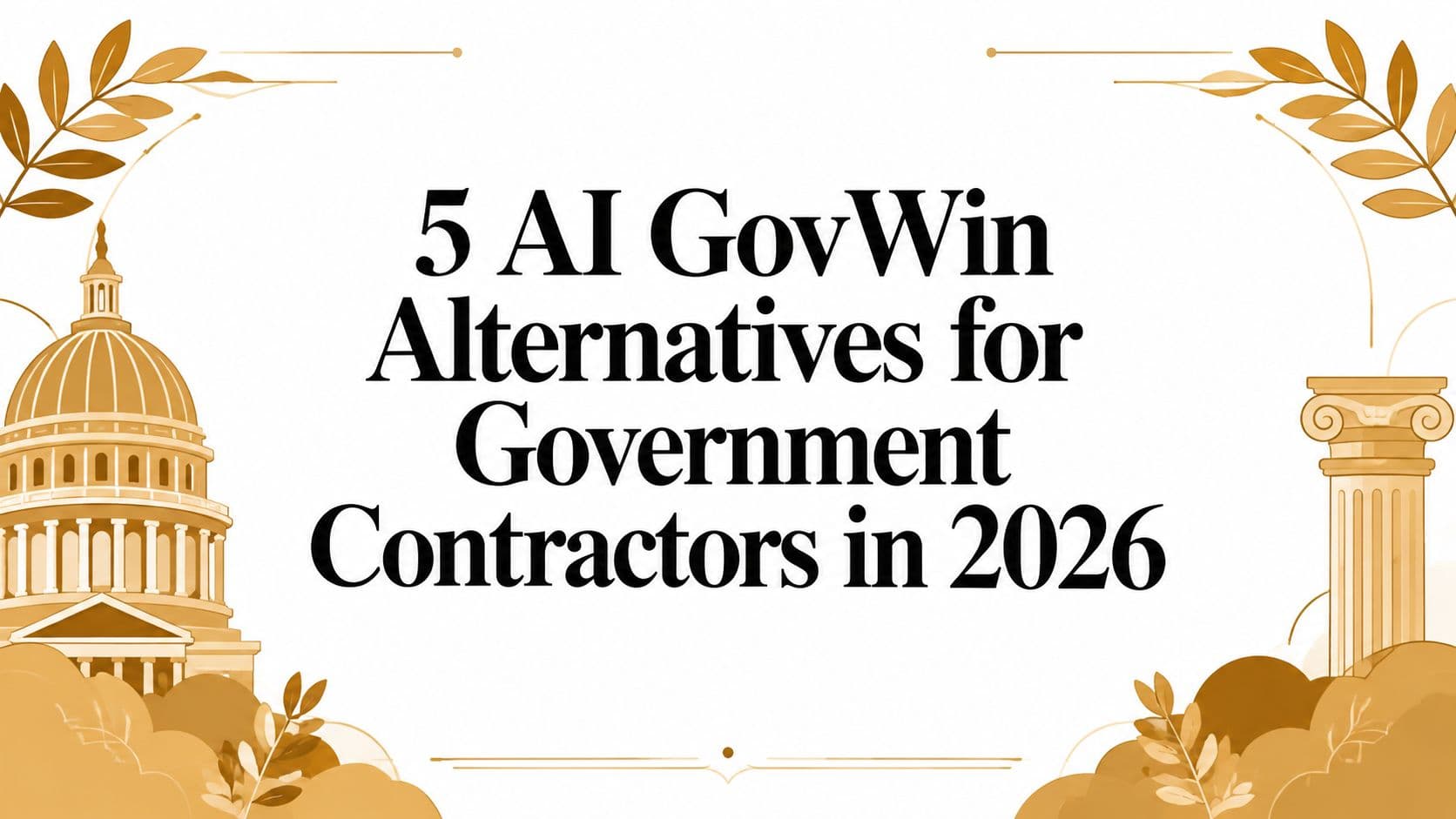 5 AI GovWin Alternatives for Government Contractors in 2026